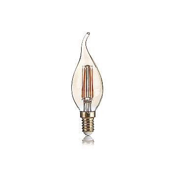 10 Lampadine Led Colpo Di Vento E14 4 Watt 2200 K Vintage Ambra 10 Lampadine Led Colpo Di Vento E14 4 Watt 2200 K Vintage Ambra