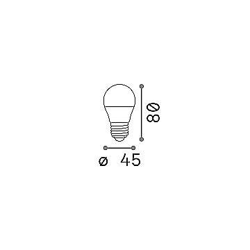 10 Lampadine Led Power Sfera E27 7 Watt 3000 K 560 Lm Bianca