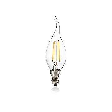 10 Lampadine Led Colpo Di Vento E14 4 Watt 3000K 400 Lm Dimmerabile Trasparente 10 Lampadine Led Colpo Di Vento E14 4 Watt 3000K 400 Lm Dimmerabile Trasparente