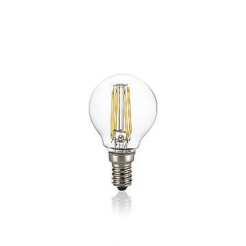 10 Lampadine Led Sfera E14 4 Watt 3000 K Triac Trasparente 10 Lampadine Led Sfera E14 4 Watt 3000 K Triac Trasparente