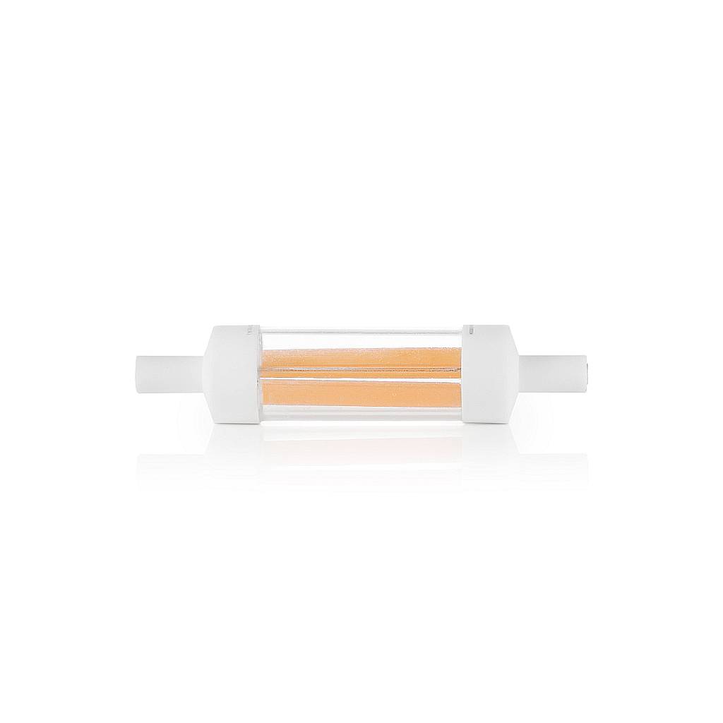10 Lampadine R7S 6 Watt 3000 K 850 Lm 7,8 Cm