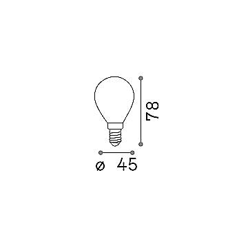 10 Lampadine Led Sfera E14 4 Watt 4000 K 380 Lm Bianca