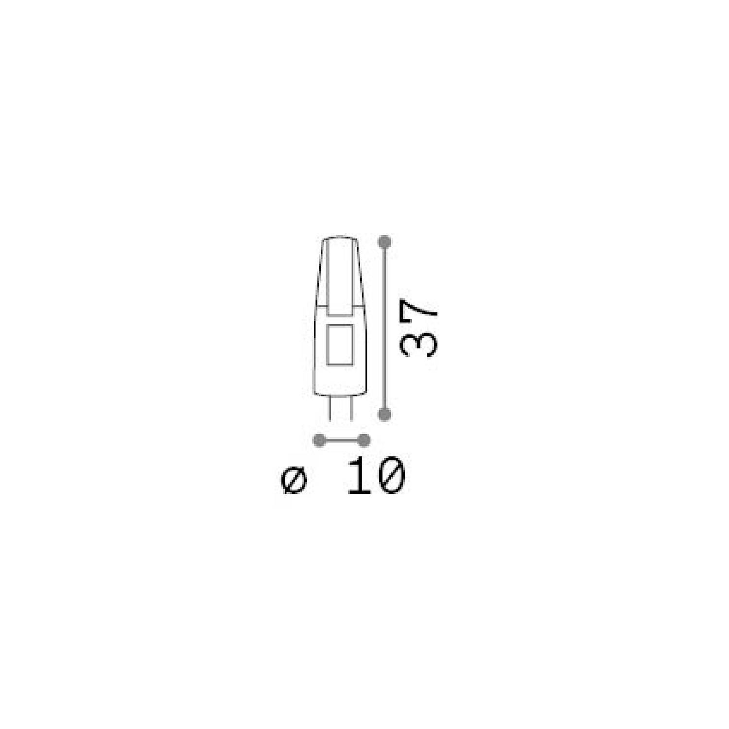 266282 20 Lampadine G4 2 Watt 3000K 200Lm Cri80 Dimmerabile