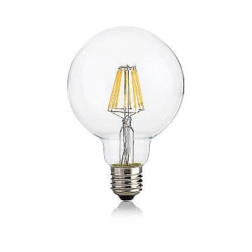 10 Lampadine Led Globo D95 E27 8 Watt 3000 K 860 Lm Cri 90 Trasparente 10 Lampadine Led Globo D95 E27 8 Watt 3000 K 860 Lm Cri 90 Trasparente