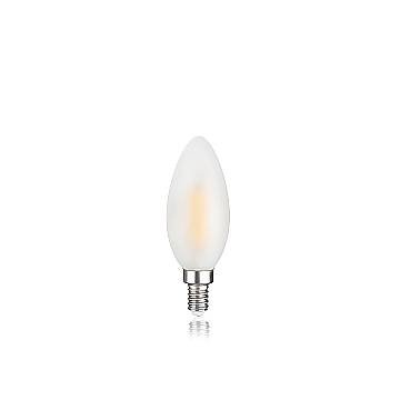 10 Lampadine E14 Oliva 4 Watt 3000K 430Lm Cri80 Satinato