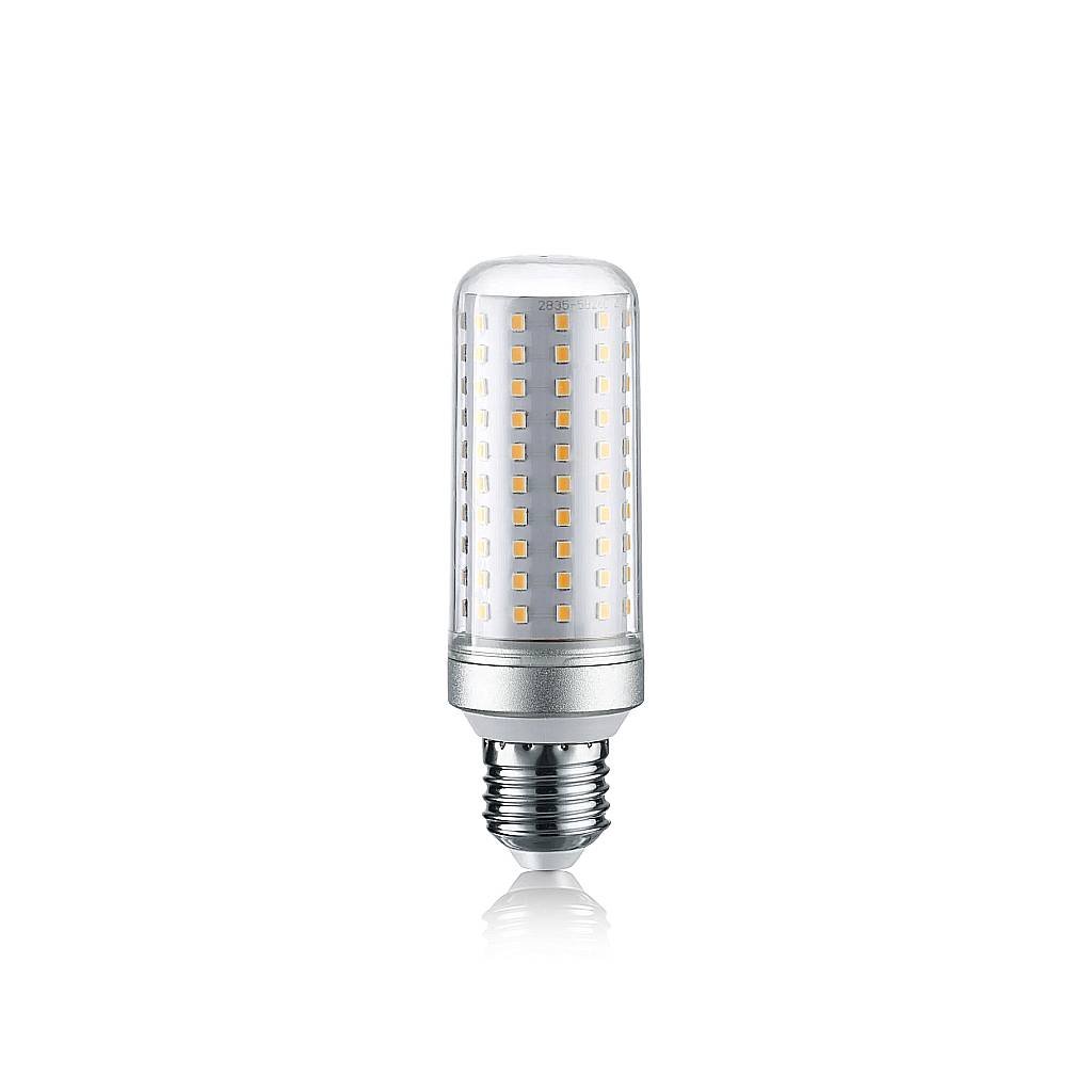 10 Lampadine E27 Cilindro 14 Watt 3000K 1650Lm Cri90 Trasparente