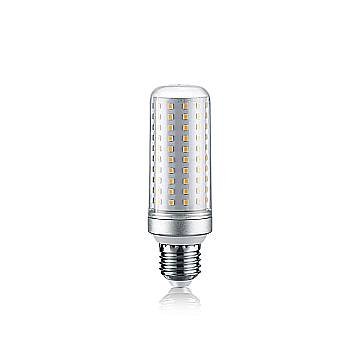 10 Lampadine E27 Cilindro 14 Watt 2700K 1450Lm Cri90 Trasparente