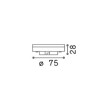 10 Lampadine Gx53 7 Watt 3000 K 560 Lm