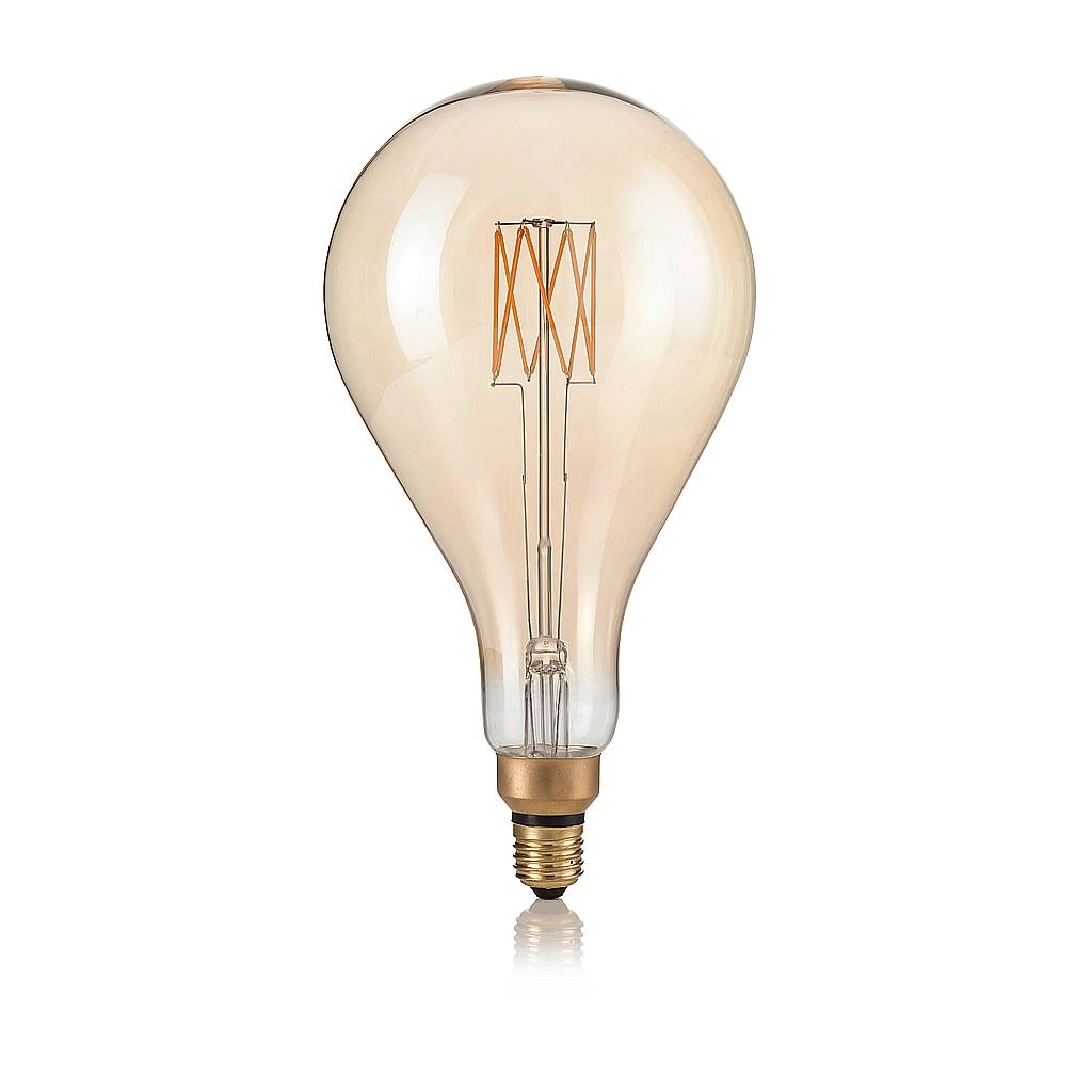 Lampadina Led Goccia E27 8 Watt 2200 K 600 Lm Vintage Ambra