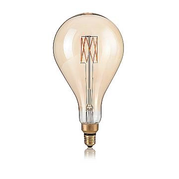 Lampadina Led Goccia E27 8 Watt 2200 K 600 Lm Vintage Ambra