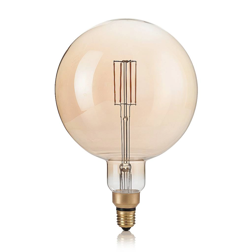 Lampadina Led Globo Grande D19,5 Xl E27 4 Watt 2200 K 320 Lm Vintage Ambra