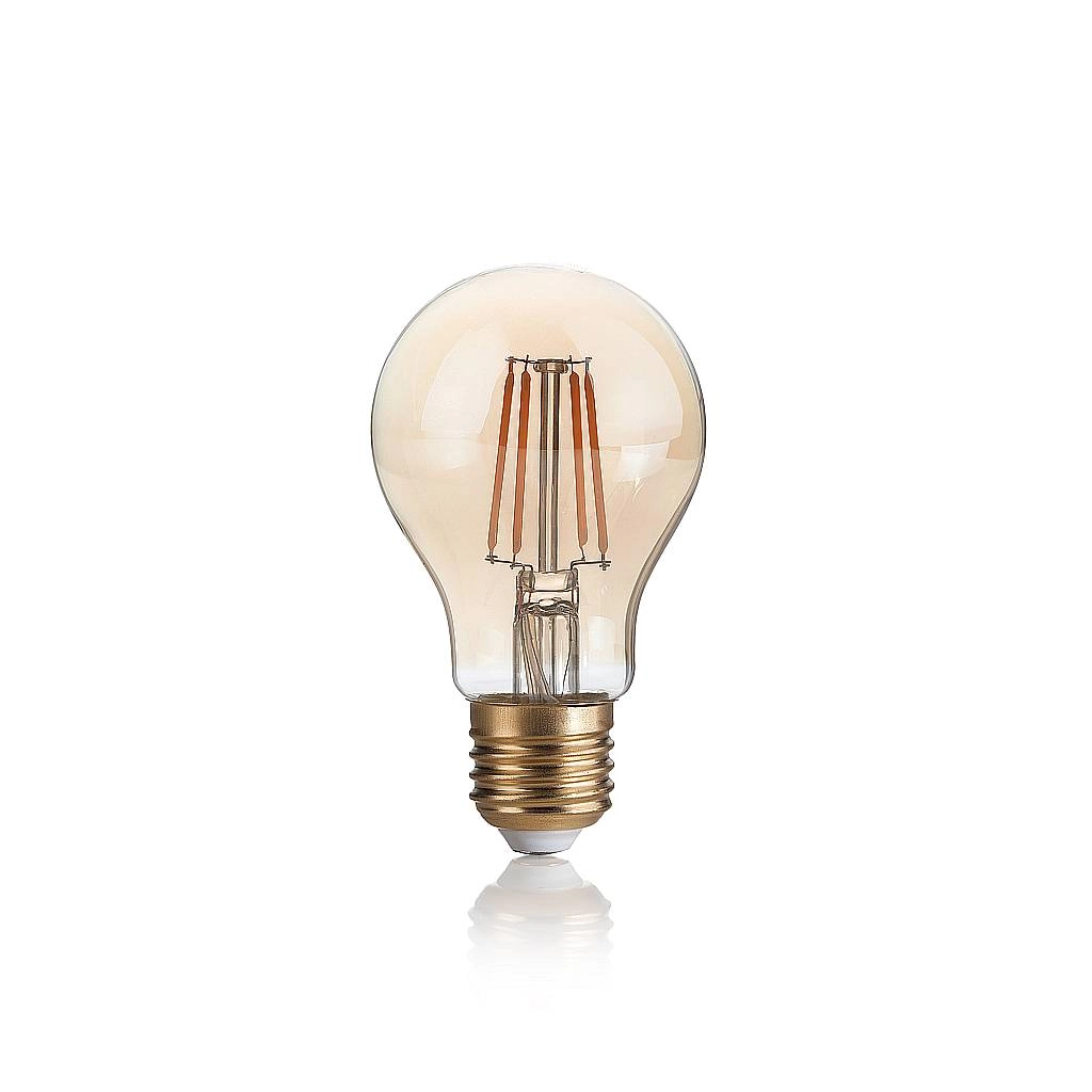 10 Lampadine Led Goccia Classic E27 4 Watt 2200 K 300 Lm Vintage Ambra