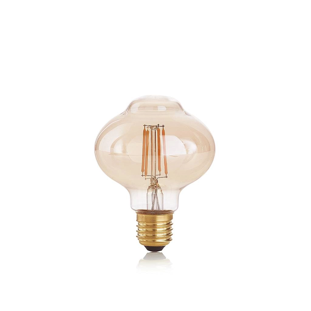 10 Lampadine Led Bolla E27 4 Watt 2200 K 380 Lm Vintage Ambra