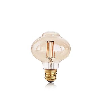 10 Lampadine Led Bolla E27 4 Watt 2200 K 380 Lm Vintage Ambra