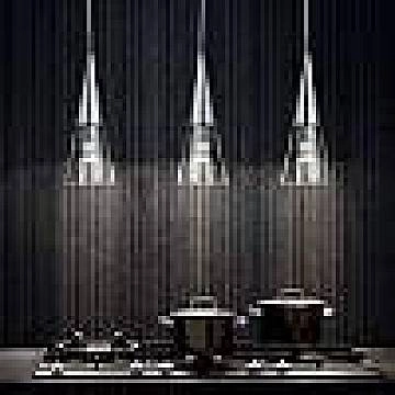 Sospensione Moderna Cono Metallo Cromo 1 Luce E14