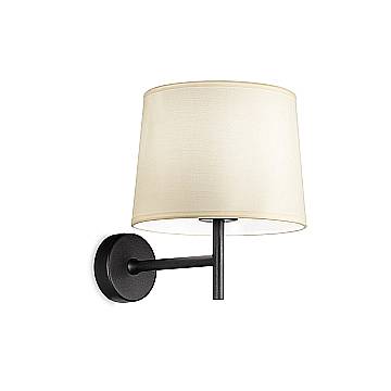 Appliques - Lampade Da Parete Set Metallo Nero 1 Luce E27 Appliques - Lampade Da Parete Set Metallo Nero 1 Luce E27