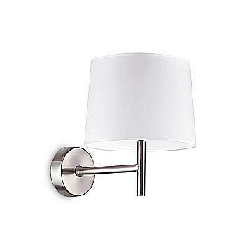 Appliques - Lampade Da Parete Set Metallo Cromo 1 Luce E27 Appliques - Lampade Da Parete Set Metallo Cromo 1 Luce E27