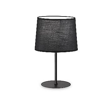 Lampade Da Scrivania - Ufficio Set Metallo Nero 1 Luce E27 Small