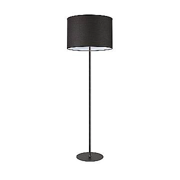 Piantane - Lampade Da Terra Set Metallo Nero 1 Luce E27