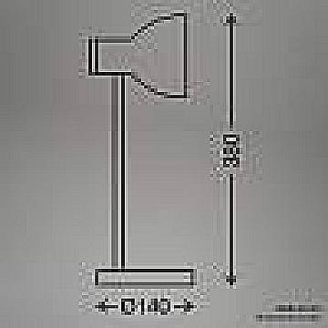 Lampada Da Tavolo Moderna Prep Metallo Bianco Legno E14