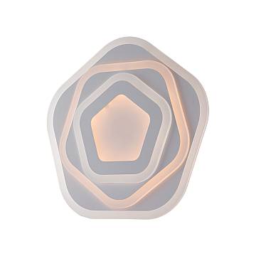 Plafoniera Moderna Sarah Led Integrato 3000+4500 K Metallo Bianco Plafoniera Moderna Sarah Led Integrato 3000+4500 K Metallo Bianco