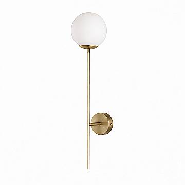 Applique Contemporanea Demetra Metallo Bronzo 1 Luce E14
