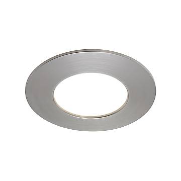 Faretto Incasso Moderno Flat In Plastica Nichel Satinato Led 5,5W 4000K