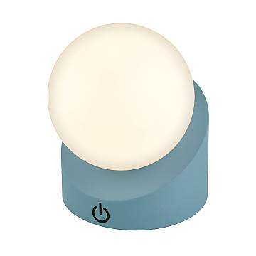 Lampada Da Tavolo Moderna Sora Plastica Blu Led Integrato 2W 2700K Lampada Da Tavolo Moderna Sora Plastica Blu Led Integrato 2W 2700K