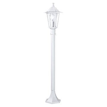 Lampione Esterno Classico Laterna 5 Alluminio Bianco E27