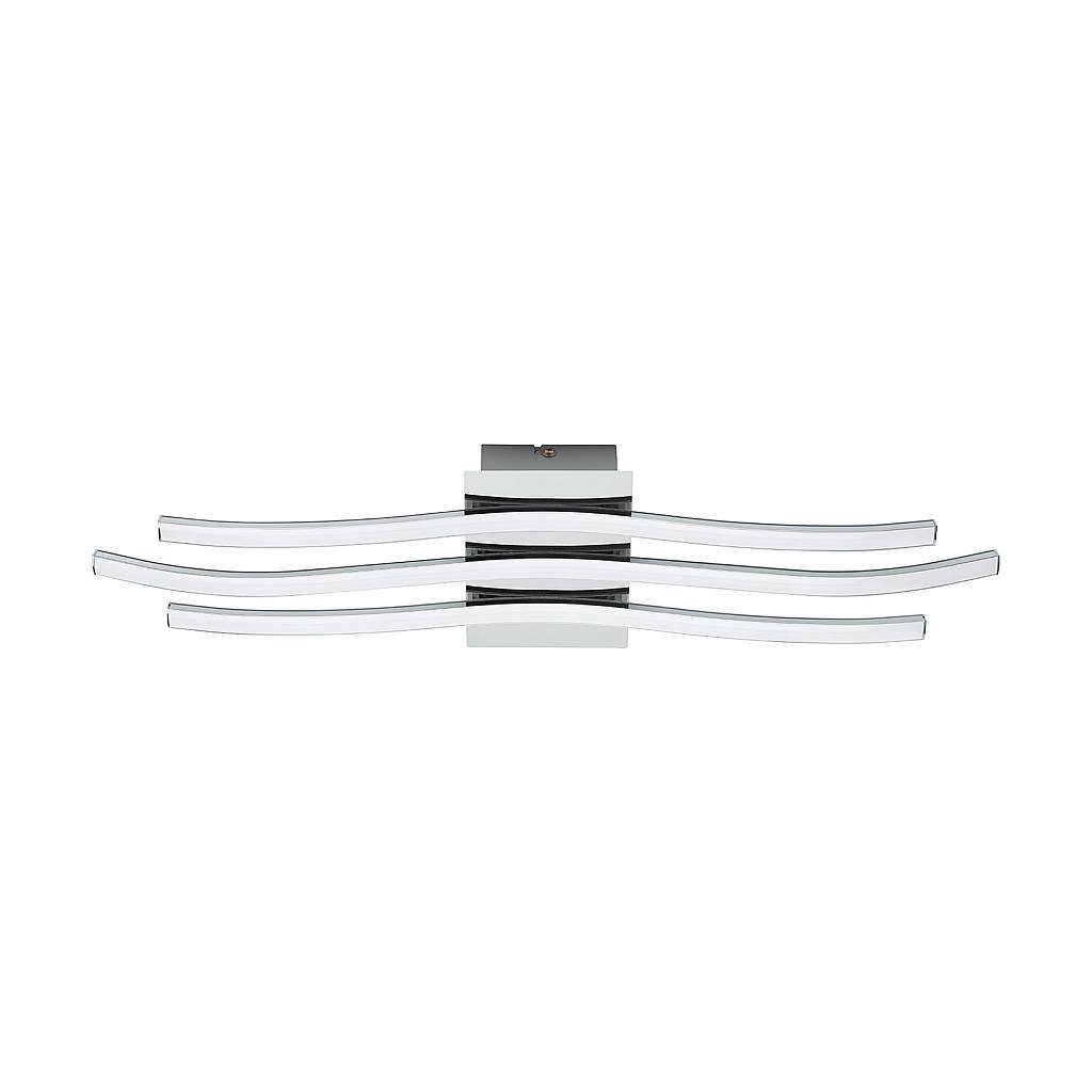 Plafoniera Moderna Roncade Led Alluminio Cromo H4,5Cm