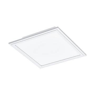 Plafoniera Moderna Salobrena 1 Alluminio Bianco Luce Led Integrato 14W