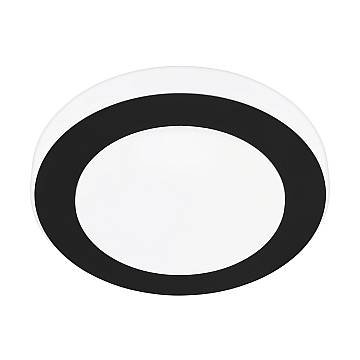 Plafoniera Moderna Led Carpi Acciaio Nero 3 Luci Led Integrato 3,6W Plafoniera Moderna Led Carpi Acciaio Nero 3 Luci Led Integrato 3,6W