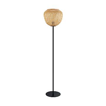 Piantana Vintage Dembleby Acciaio Nero 1 Luce E27