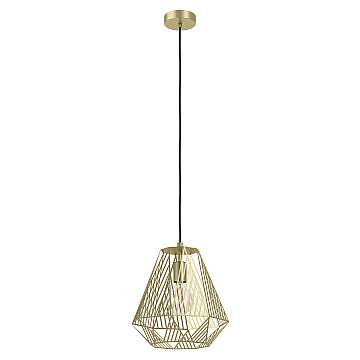 Lampadario A Sospensione Vintage Stype Acciaio Oro 1 Luce E27 Lampadario A Sospensione Vintage Stype Acciaio Oro 1 Luce E27