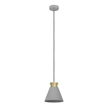 Lampadario A Sospensione Vintage Twicken Acciaio Grigio Oro 1 Luce E27 Lampadario A Sospensione Vintage Twicken Acciaio Grigio Oro 1 Luce E27