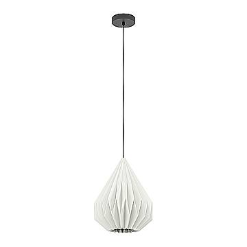 Lampadario A Sospensione Vintage Minting Piccolo Acciaio Nero Bianco 1 Luce E27 Lampadario A Sospensione Vintage Minting Piccolo Acciaio Nero Bianco 1 Luce E27