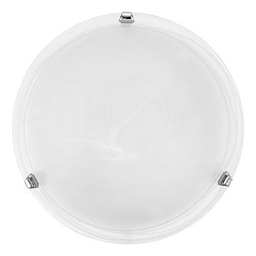 Plafoniera Contemporanea Salome Acciaio Cromo 1 Luce E27