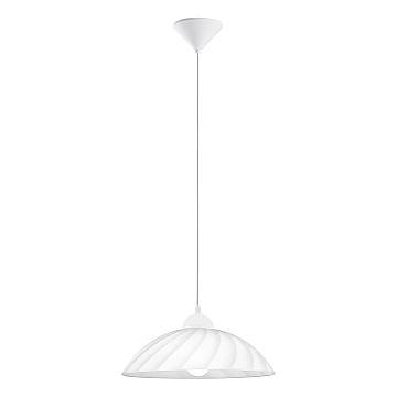 Sospensione Contemporanea Vetro Policarbonato Bianco Vetro 1 Luce E27 Sospensione Contemporanea Vetro Policarbonato Bianco Vetro 1 Luce E27
