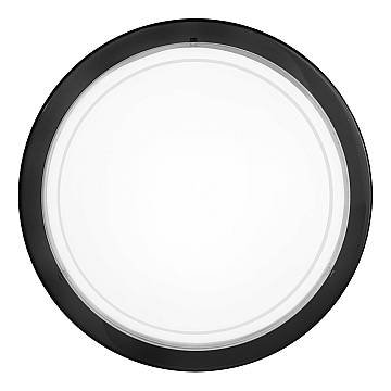 Plafoniera Contemporanea Planet 1 Acciaio Nero 1 Luce E27 Plafoniera Contemporanea Planet 1 Acciaio Nero 1 Luce E27