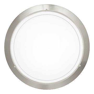 Plafoniera Contemporanea Planet 1 Acciaio Nichel Satinato 1 Luce E27 Plafoniera Contemporanea Planet 1 Acciaio Nichel Satinato 1 Luce E27