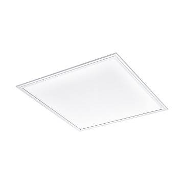 Plafoniera Moderna Salobrena-Z Alluminio Bianco Luce Led Integrato 33W