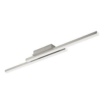 Plafoniera Contemporanea Fraioli-Z Alluminio Nichel Satinato 2 Luci Led 17W