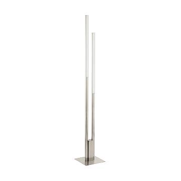 Piantana Contemporanea Fraioli-Z Alluminio Nichel Satinato 2 Luci Led 17W