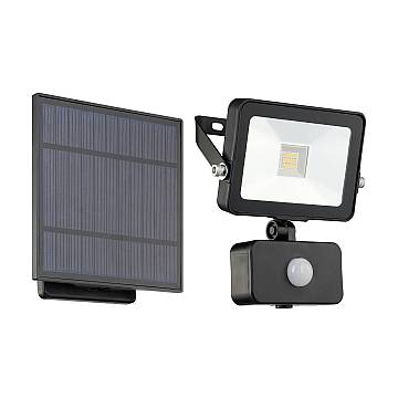 Faretto Solare Esterno Moderna Villagrappa Acciaio Nero Led
