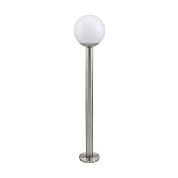 Paletto Esterno Contemporaneo Nisia-Z Acciaio Argento 1 Luce E27 Paletto Esterno Contemporaneo Nisia-Z Acciaio Argento 1 Luce E27