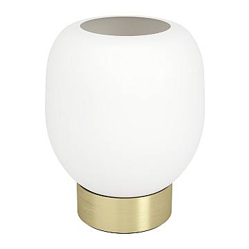Lampada Da Tavolo Contemporanea Manzanares Acciaio Ottone Spazzolato 1 Luce E27 Lampada Da Tavolo Contemporanea Manzanares Acciaio Ottone Spazzolato 1 Luce E27