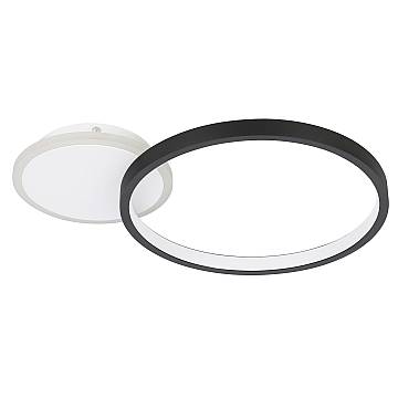 Plafoniera Moderna Gafares Alluminio Nero Luce Led Integrato 15W Plafoniera Moderna Gafares Alluminio Nero Luce Led Integrato 15W