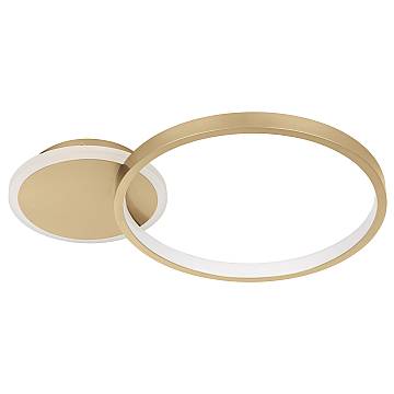 Plafoniera Moderna Gafares Alluminio Oro Luce Led Integrato 15W Ip20 Plafoniera Moderna Gafares Alluminio Oro Luce Led Integrato 15W Ip20