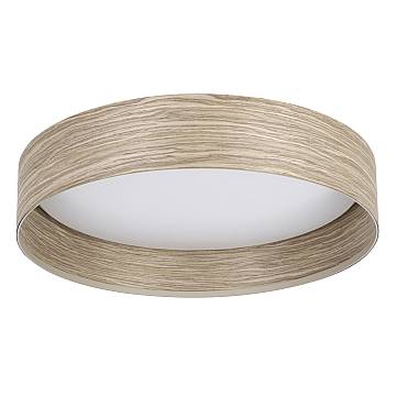 Plafoniera Contemporanea Luppineria Acciaio Sabbia Luce Led Integrato 20W
