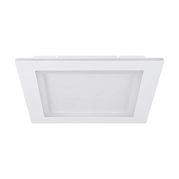 Plafoniera Contemporanea Padrogiano-Z Acciaio Bianco Luce Led Integrato 27,9W